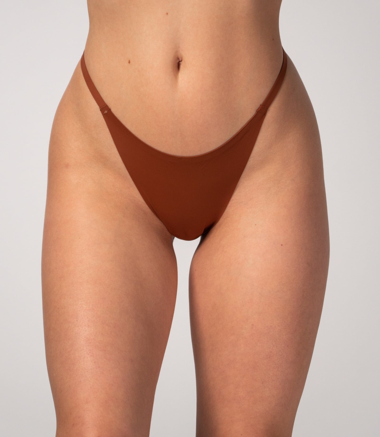3 pieces of women's thongs, high-rise