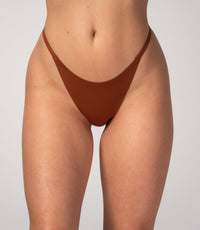 3 pieces of women's thongs, high-rise