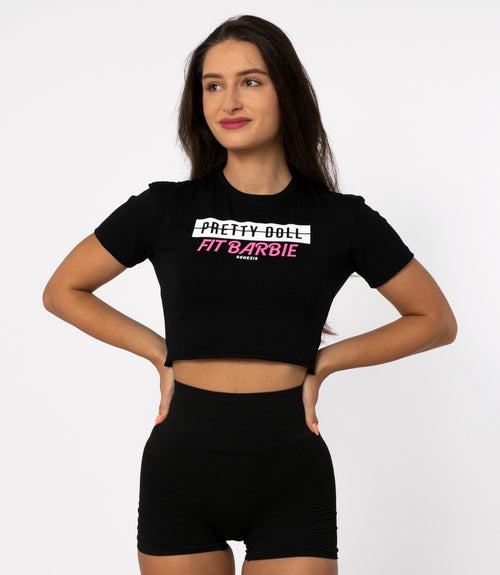 Дамска тениска "Fit Barbie"