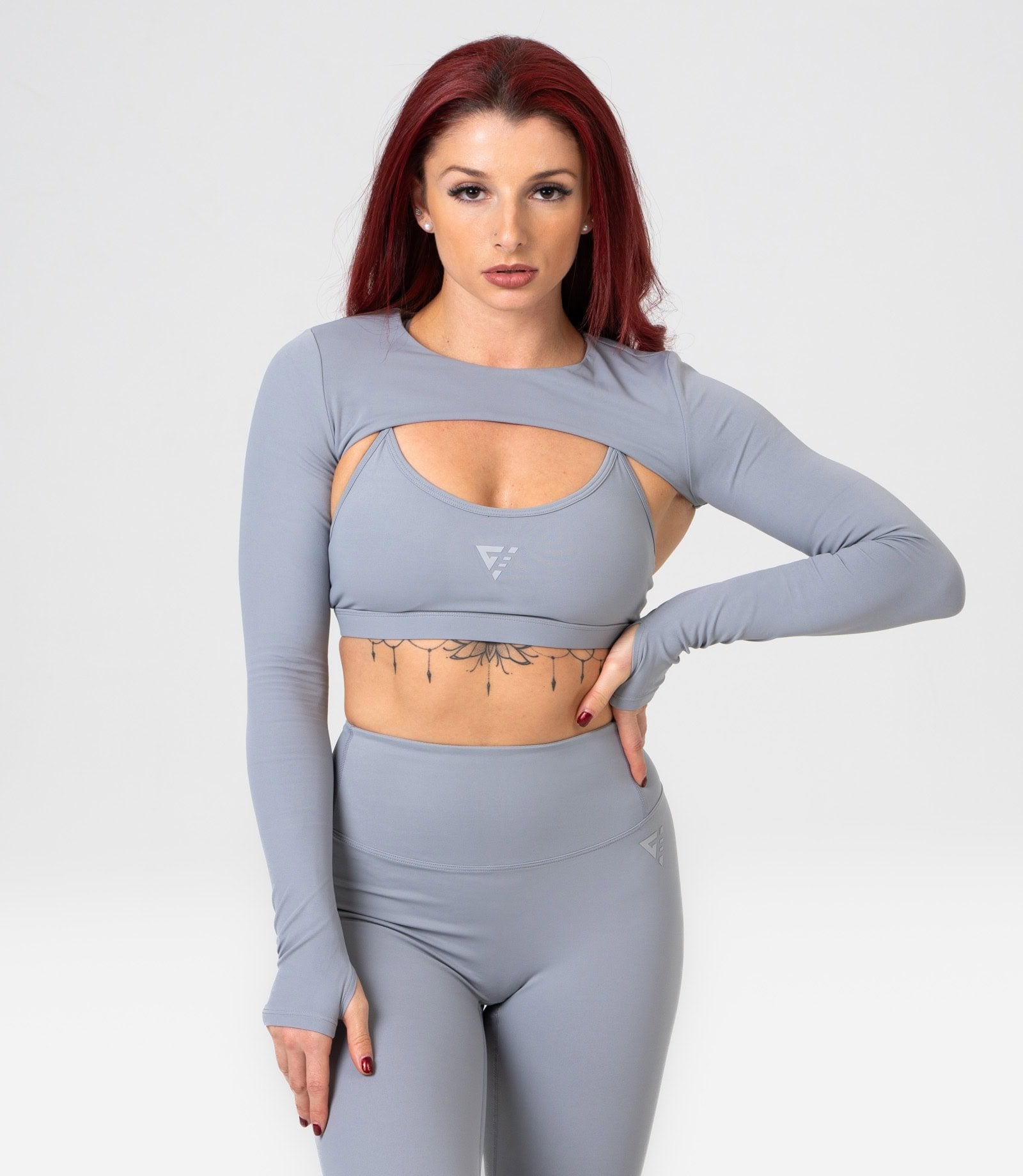 Women's crop top sleeves "Glide"