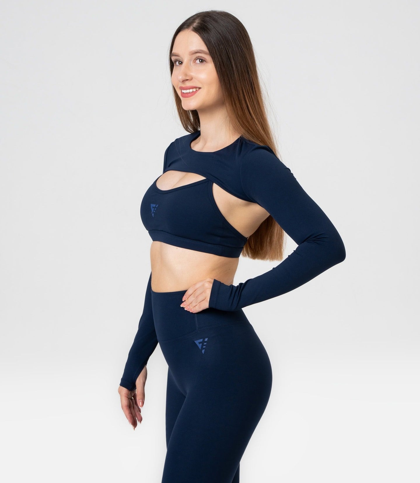 Women's crop top sleeves "Glide"
