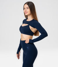Women's crop top sleeves "Glide"