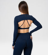Women's crop top sleeves "Glide"
