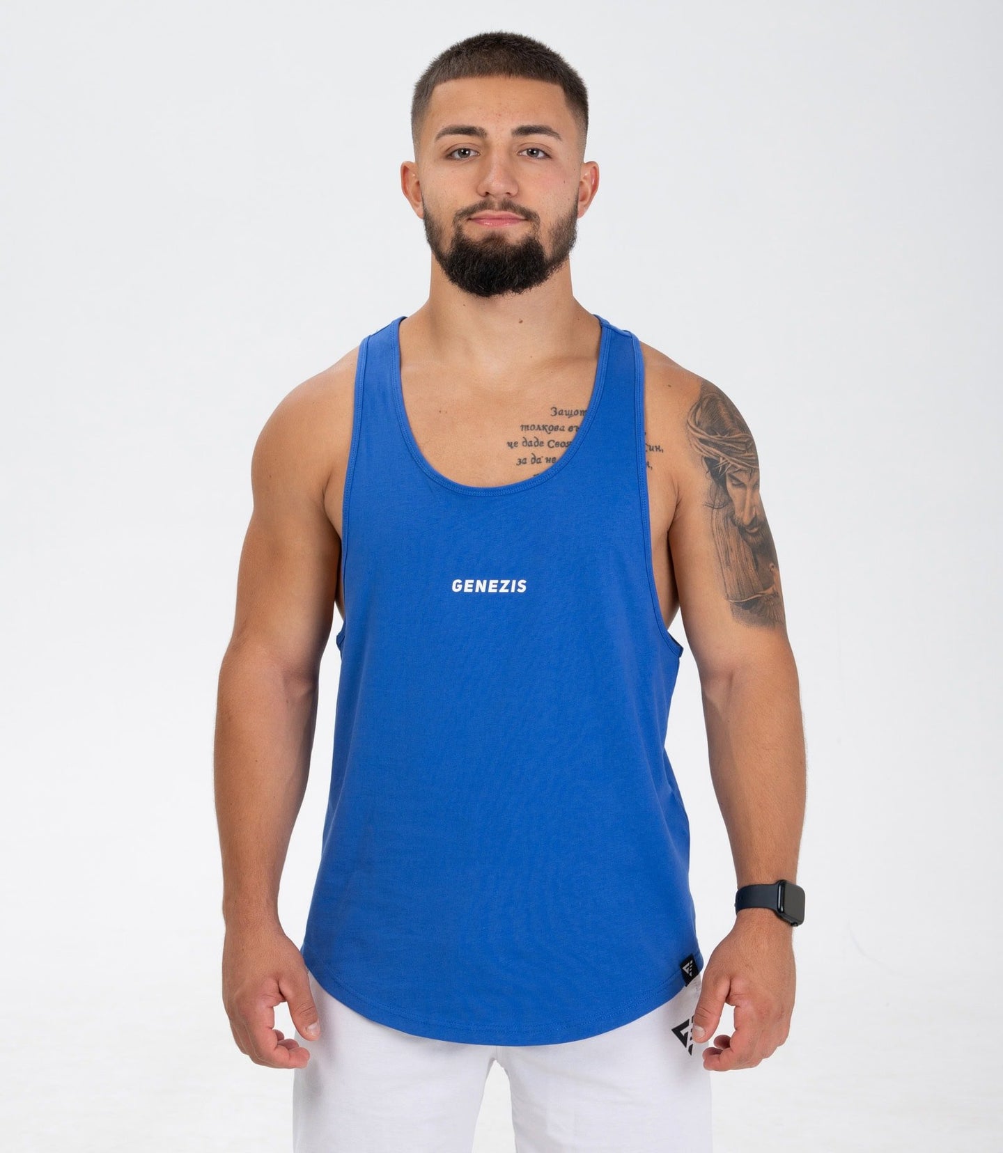 Men's tank top "Apex", blue