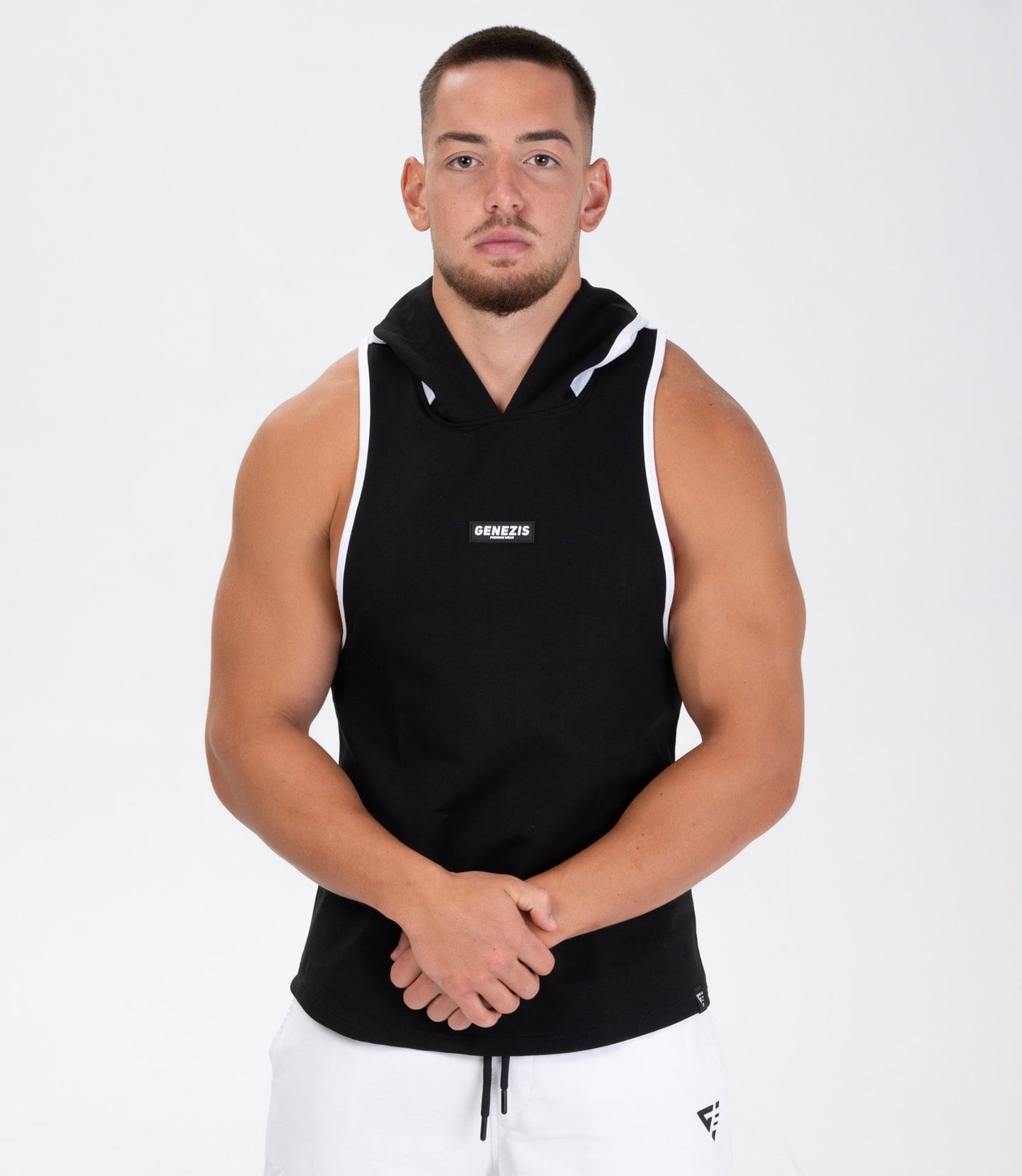 Men's sleeveless hoodie "Superb"