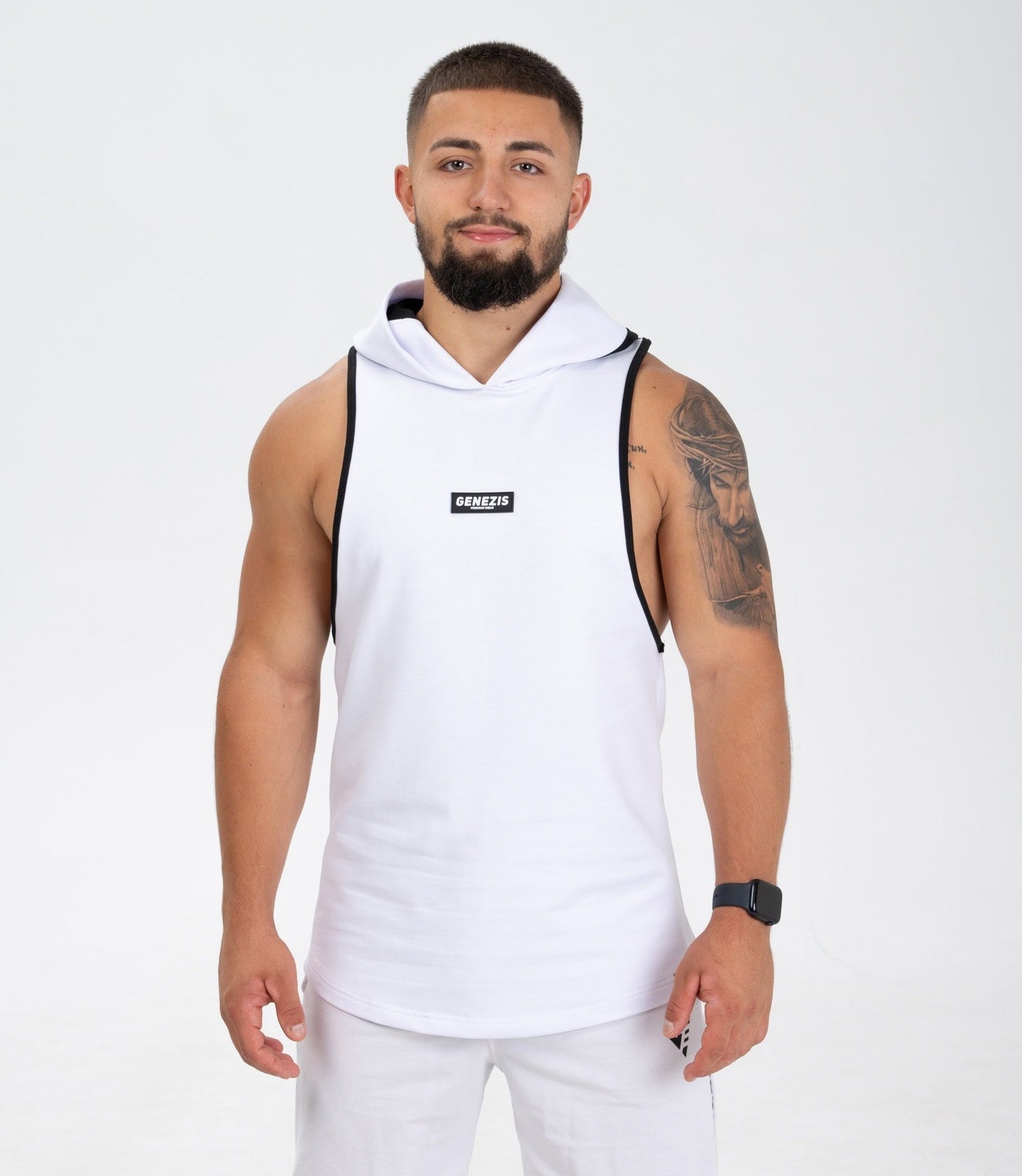 Men's sleeveless hoodie "Superb"