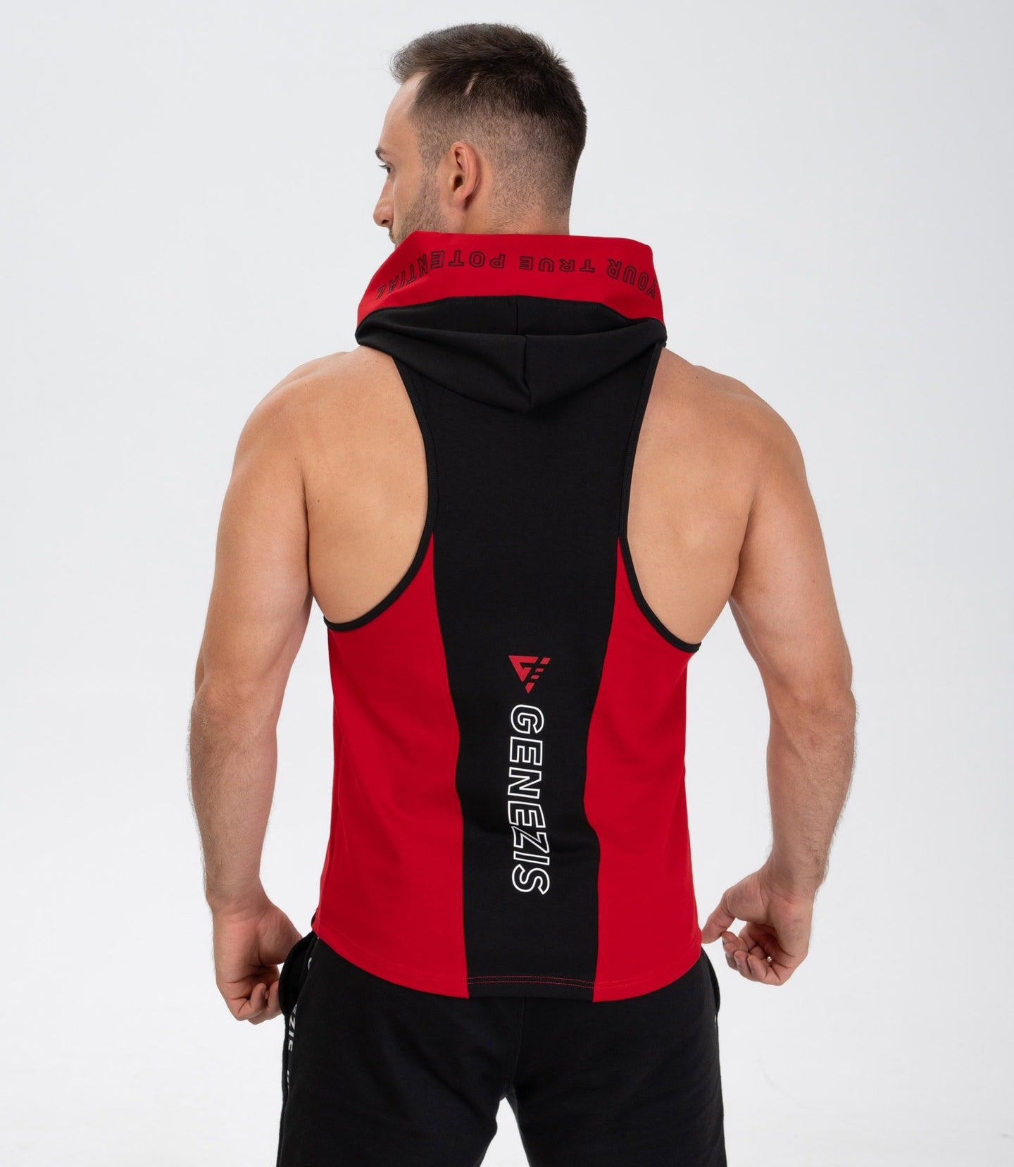 Men's sleeveless hoodie "Superb"