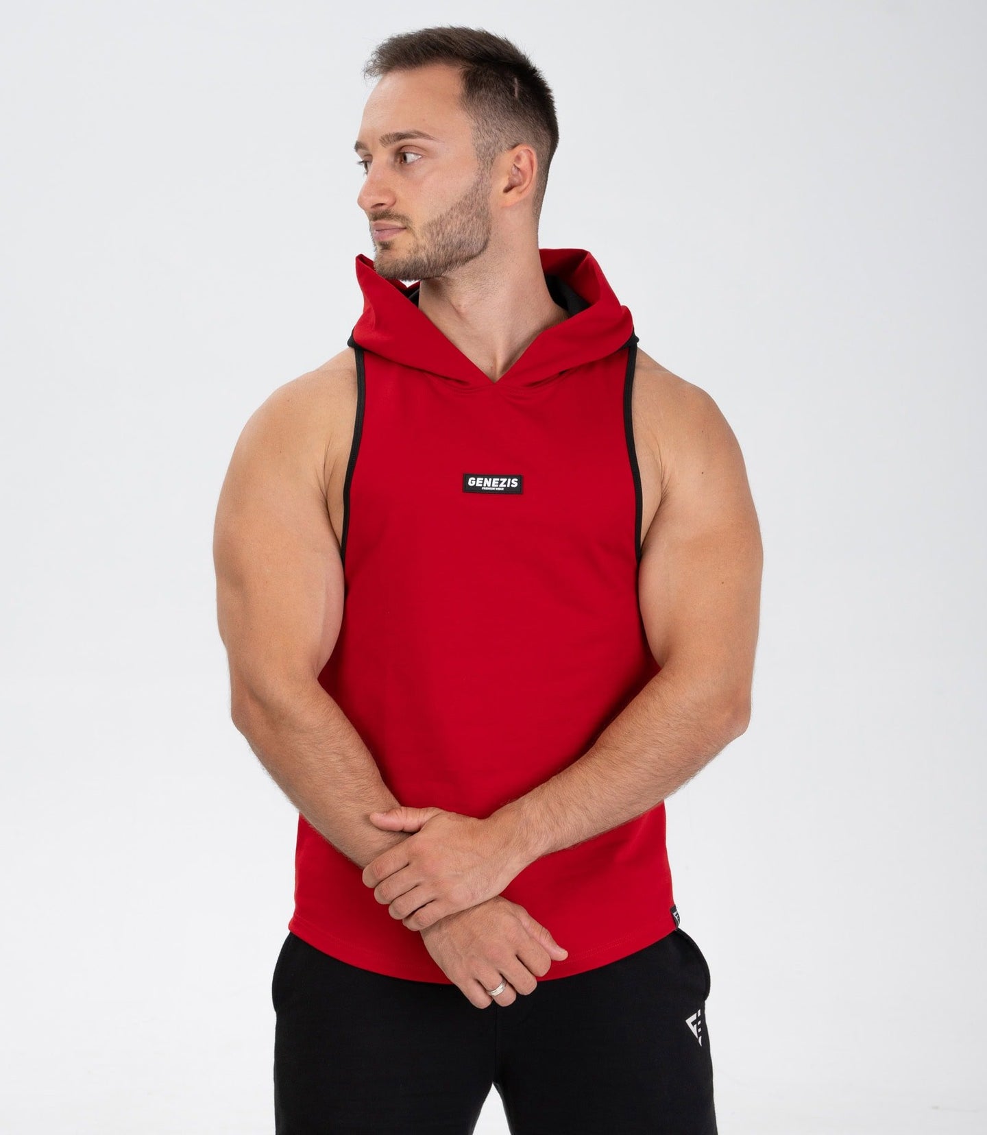Men's sleeveless hoodie "Superb"