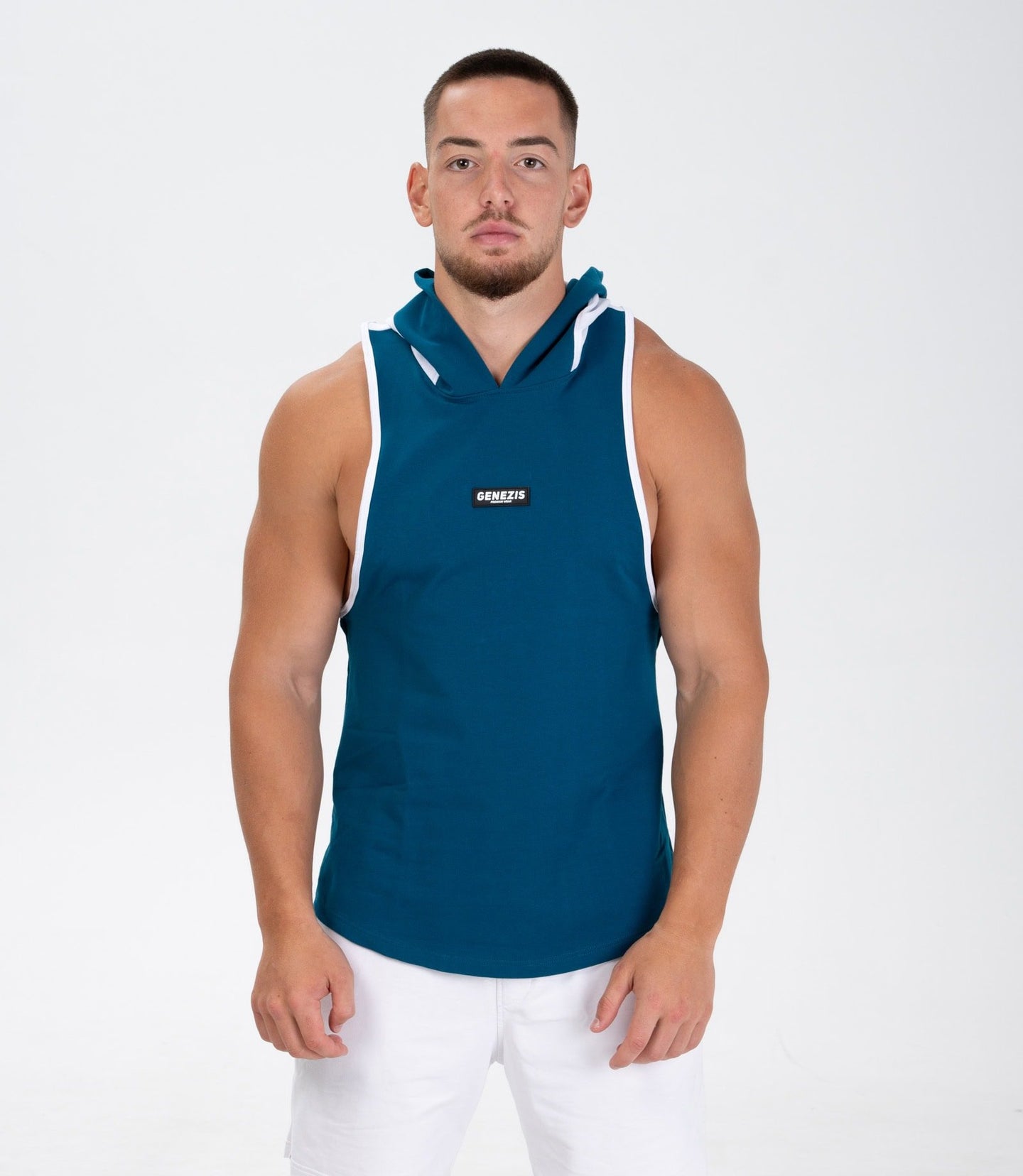 Men's sleeveless hoodie "Superb"