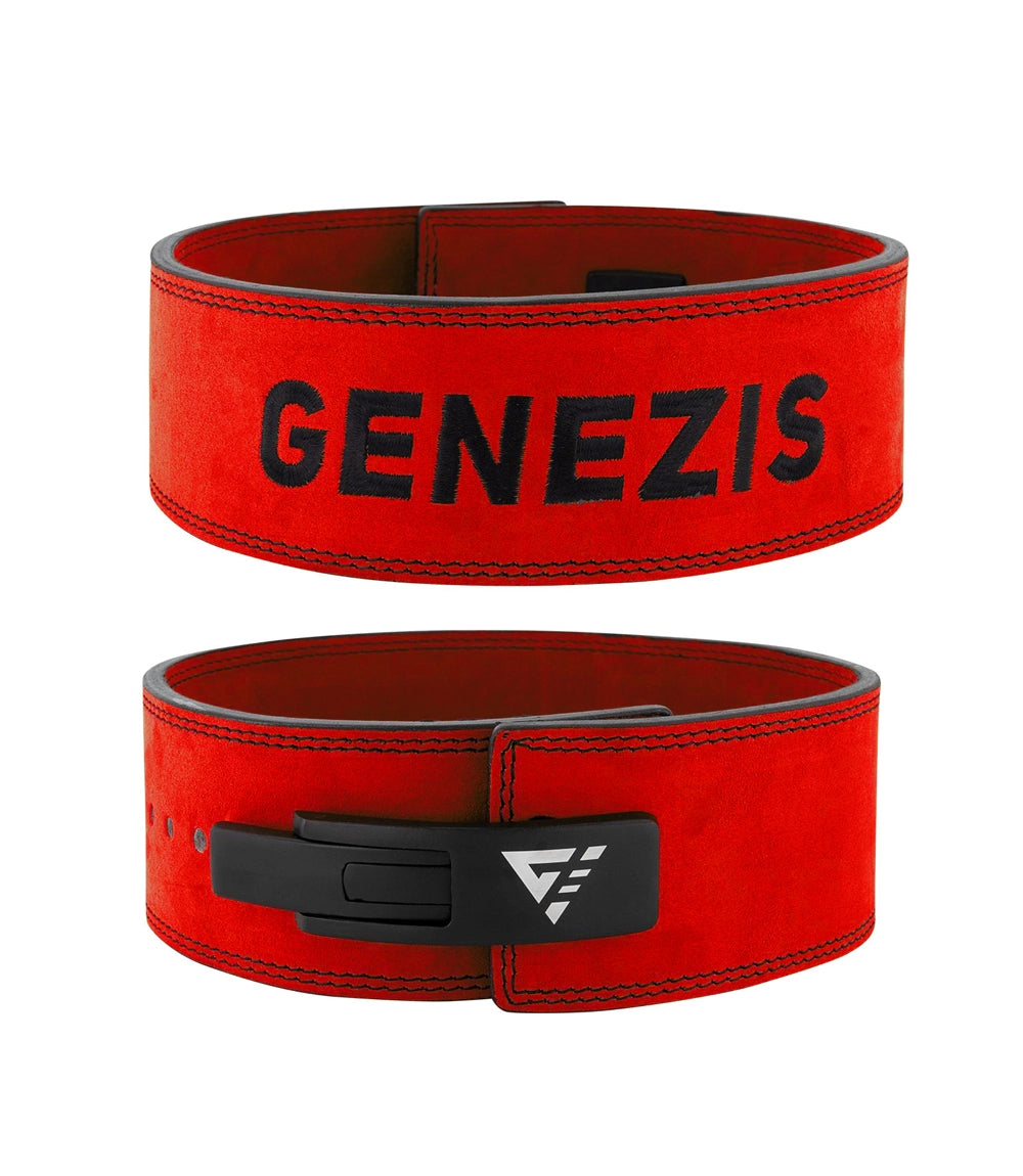 10mm leather belt with buckle (lever belt)