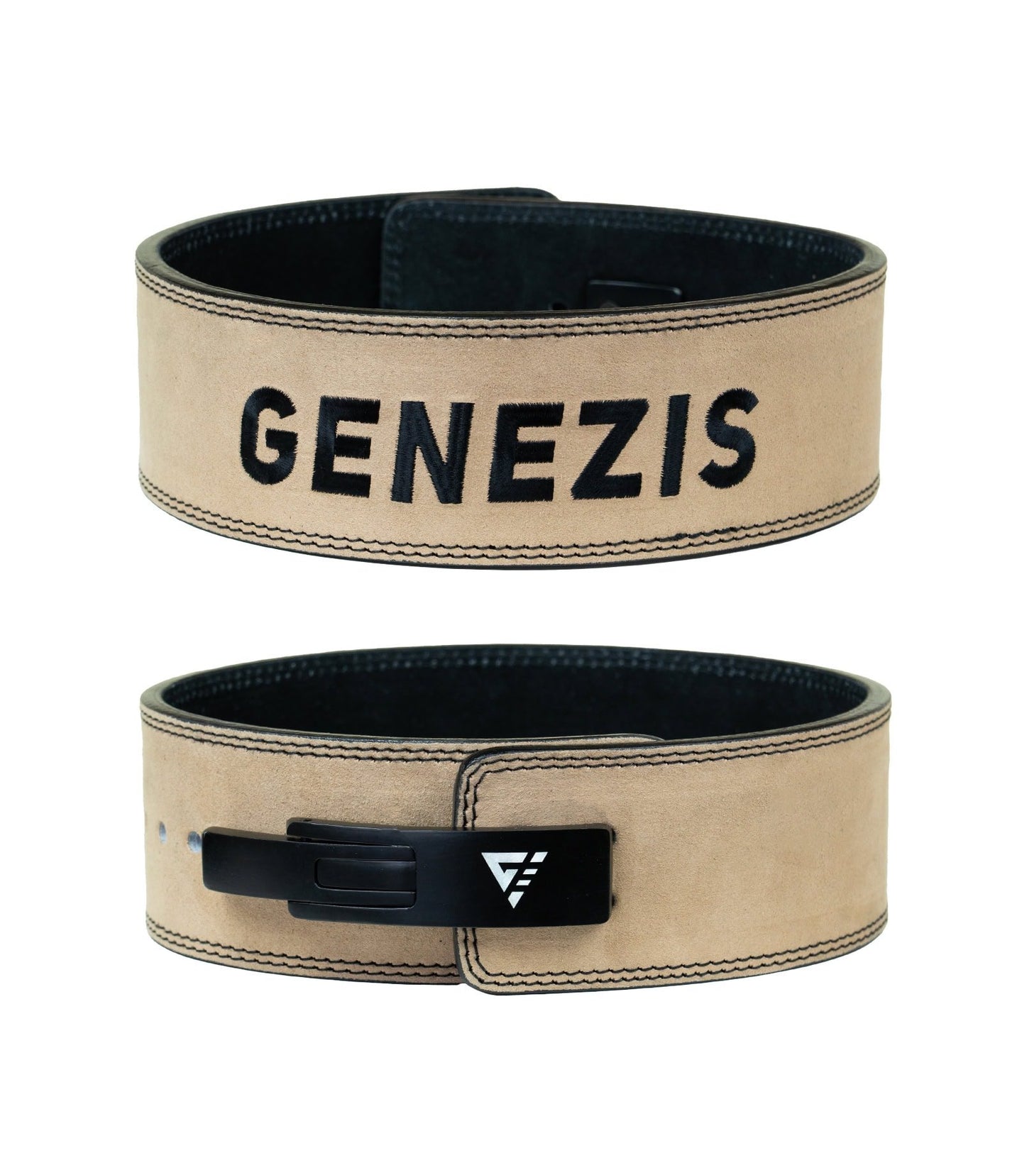 10mm leather belt with buckle (lever belt)