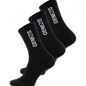 Спортни чорапи "Genezis Crew", черни (3pk)