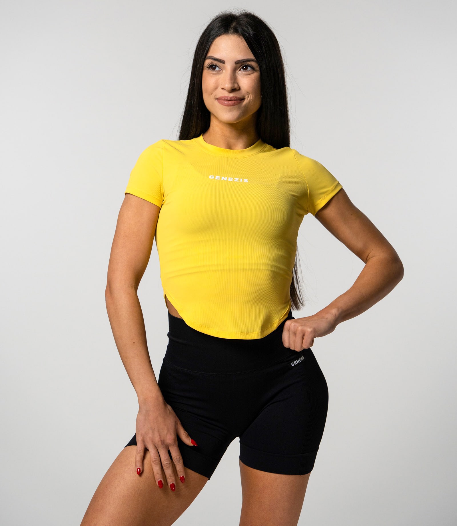 Дамска тениска "Luxe", жълта