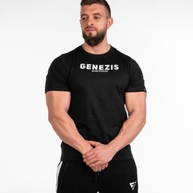 Мъжка тениска "Genezis Crew", черна