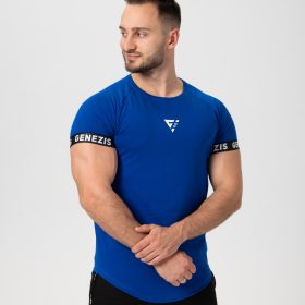 Мъжка тениска "Power", турско синьо