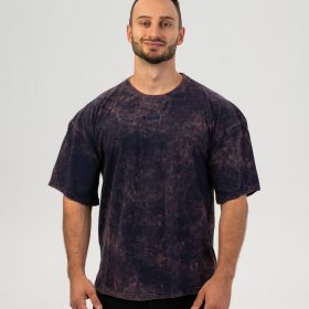 Мъжка oversize тениска "Urban", washed blue